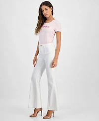Guess Women's Amanda Extra Flare Leg-Seam Jeans