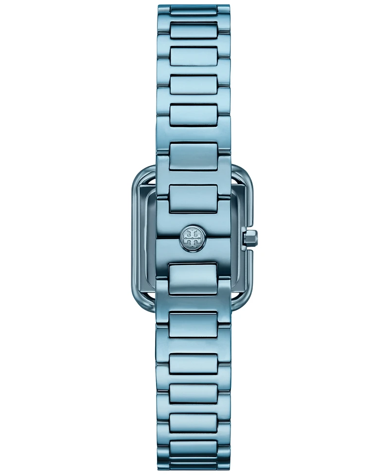 Tory Burch Women's The Kira Square Multicolor Stainless Steel Bracelet Watch 18mm