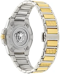 Versace Women's Swiss Greca Reaction Two-Tone Stainless Steel Bracelet Watch 38mm