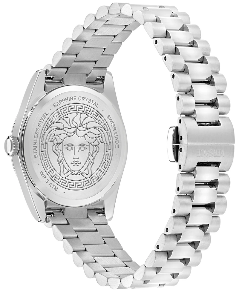 Versace Women's Swiss Millenyium Stainless Steel Bracelet Watch 32mm
