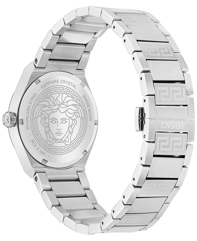 Versace Women's Swiss V-Auria Stainless Steel Bracelet Watch 39mm