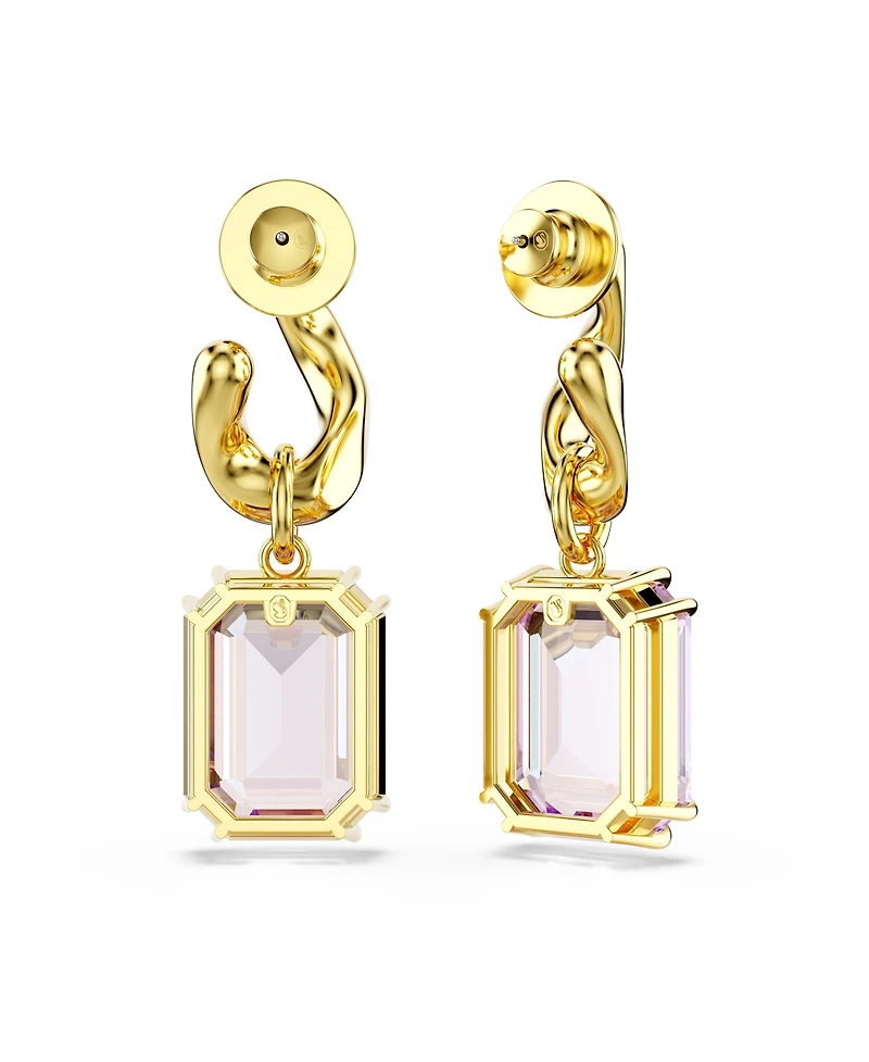 Swarovski Gold-Tone Plated Millenia Drop Earrings