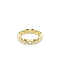 Swarovski Imber Gold-Tone Plated Round Cut Ring