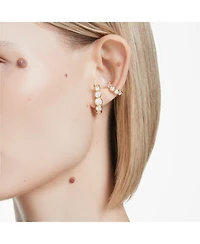 Swarovski Imber Gold-Tone Plated Round Cut Ear Cuff Sets