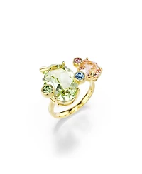 Swarovski Gold-Tone Plated Gema Ring Sets