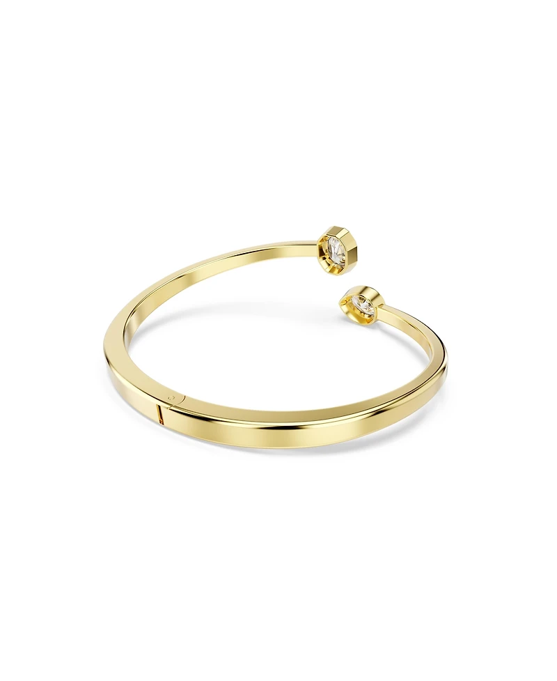 Swarovski Imber Mixed Cuts White Gold-Tone Plated Bangle Bracelet
