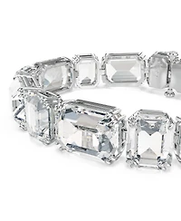 Swarovski Millenia Octagon Cut White Rhodium Plated Tennis Bracelet