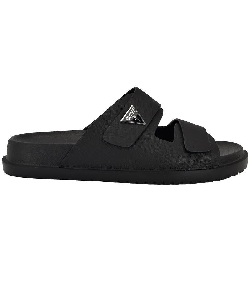 Guess Men's Visel Branded Slip On Fashion Slides