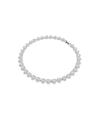 Swarovski Ariana Grande x Swarovski Mixed Cuts Heart White Rhodium Plated Tennis Necklace