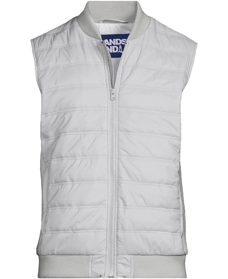 Lands' End Men's Sweater Hybrid Vest