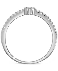 Cubic Zirconia Heart Accent Ring (1/2 ct. t.w.) Sterling Silver