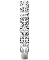 Charles & Colvard Moissanite Trellis Set Wedding Band (1-1/2 ct. t.w) in 14k White Gold