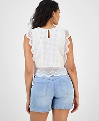 And Now This Women's Lace-Trim Scalloped Tank, Exclusively at Macy's
