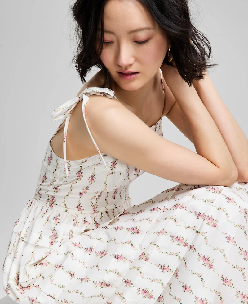And Now This Women's Printed Tiered Midi Dress, Exclusively at Macy's