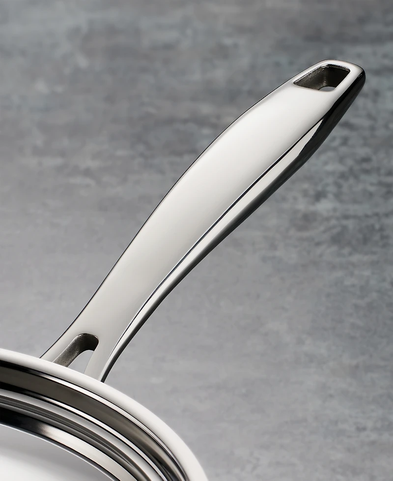 Tramontina Signature 6-Quart Tri-Ply Clad Stainless Steel Saute Pan with Lid