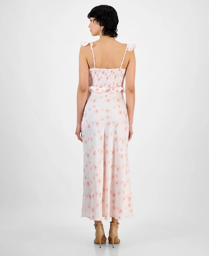 And Now This Women's Crisscross Ruffled Slip Dress, Exclusively at Macy's