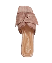 Easy Spirit Women's Girly eFlex Knotted Bow Dress Sandals