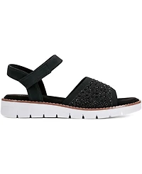 Easy Spirit Women's Jaela Embellished eFlex Flat Sandals