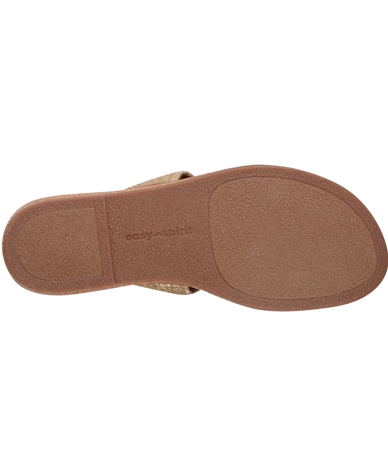Easy Spirit Women's Loyal Woven Double Band Slip-On Sandals