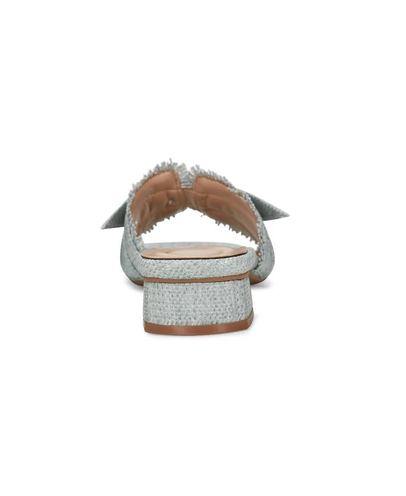 Easy Spirit Women's Girly eFlex Knotted Bow Dress Sandals