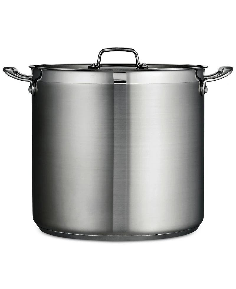 Tramontina Tri-Ply Clad Stainless Steel 24-Qt Round Stock Pot
