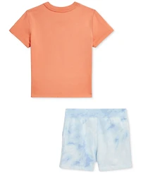 Polo Ralph Lauren Baby Boys Bear Tee & French Terry Short Set