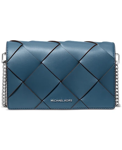 Michael Kors Jet Set Small Flap Chain Leather Crossbody