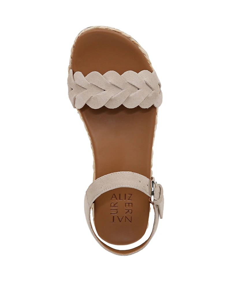 Naturalizer Women's Neila Open Round Toe Flatform Sandals