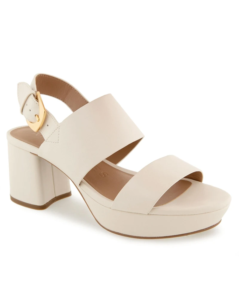 Aerosoles Women's Camilia Round Toe Platform Sandals