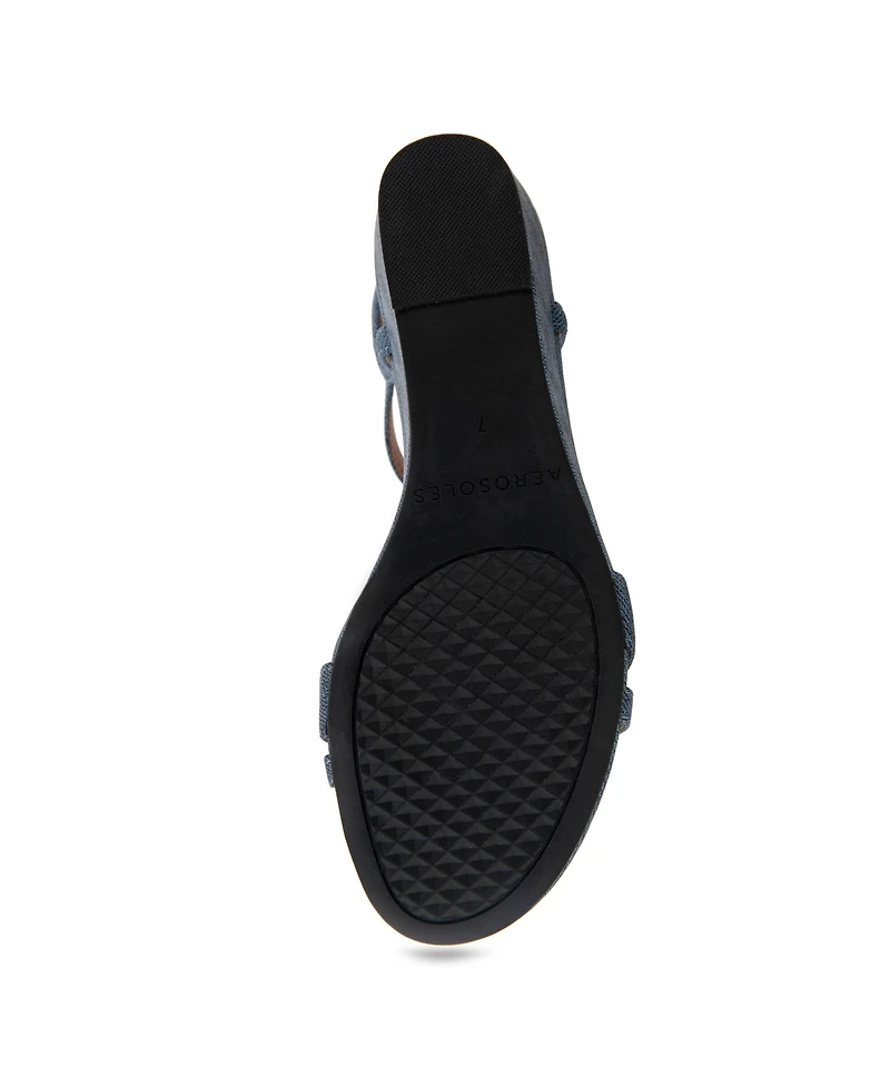 Aerosoles Women's Witt Round Toe Wedge Sandals