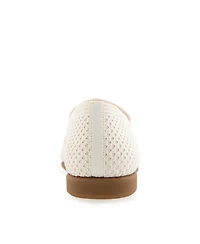 Aerosoles Women's Nanti Knit Smoking Almond Toe Slipper Flats