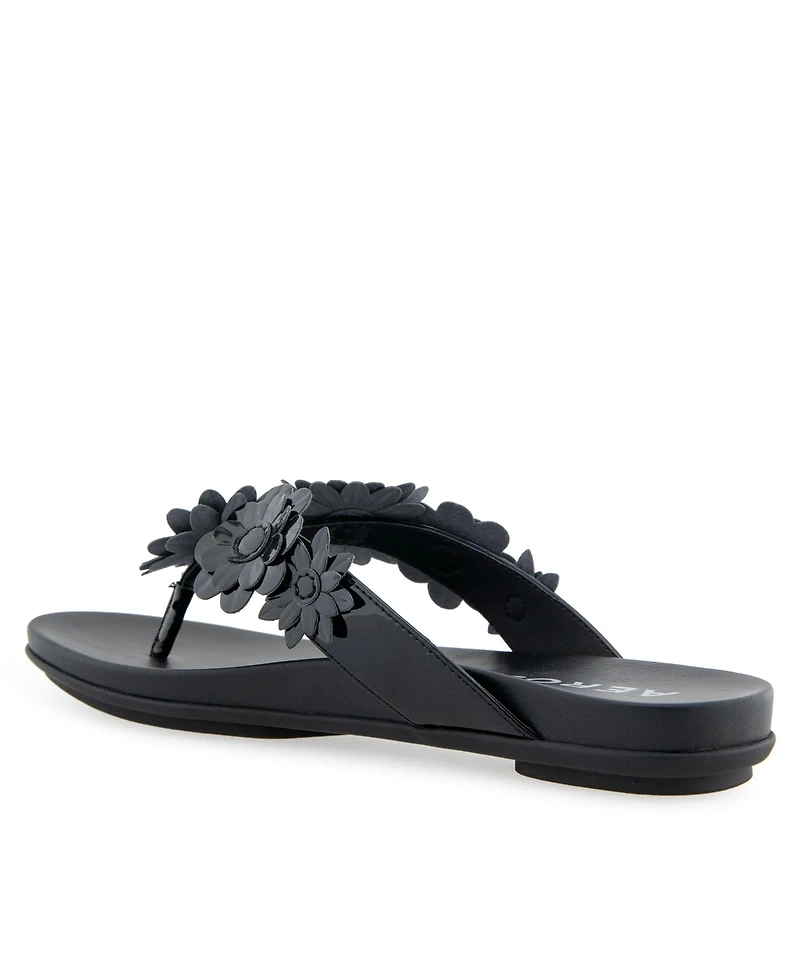 Aerosoles Women's Farrah Round Toe Thong Sandals