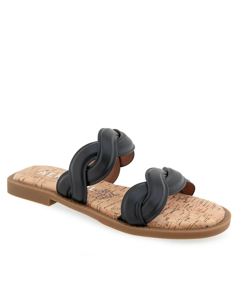 Aerosoles Women's Colette Round Toe Slide Sandals