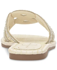 Jessica Simpson Women's Bria Rhinestone Slide Sandals
