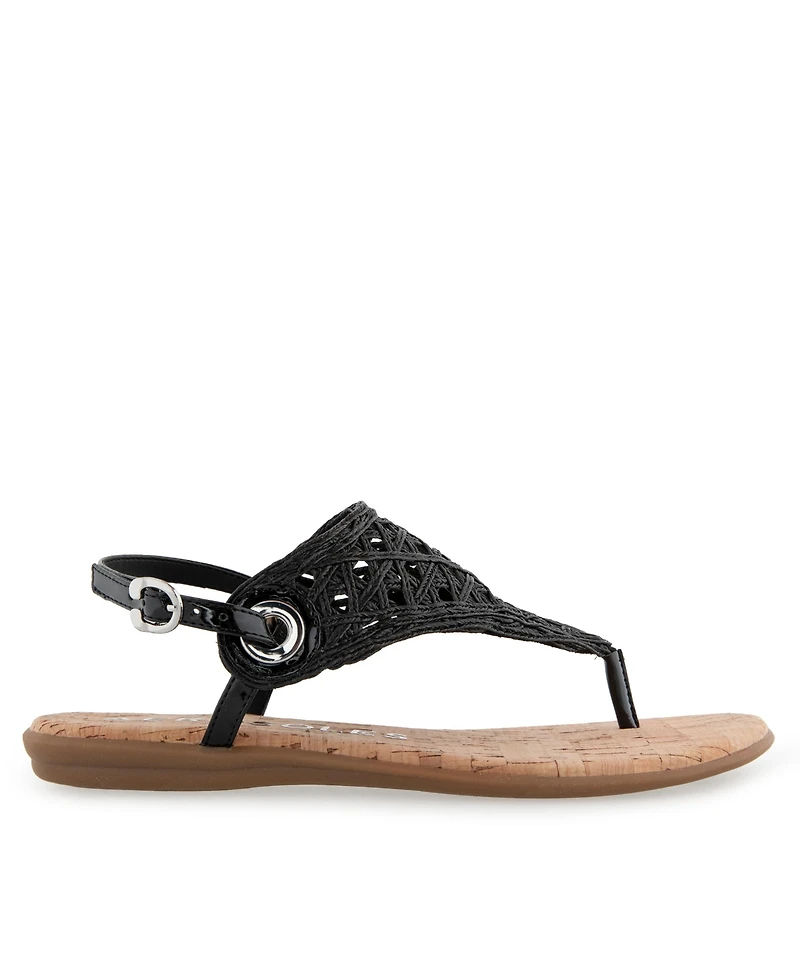 Aerosoles Women's Conclusion Thong Open Toe Sandals