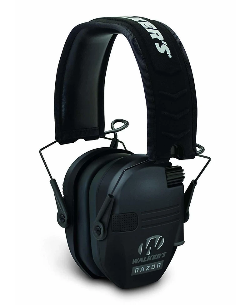 Walker's Razor Slim Electronic Shooting Muffs 3-Pack, Black