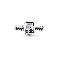 Bling Jewelry Calculator Charm Bead Sterling Silver European Bracelet Ideal Math Lovers