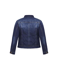 City Chic Plus Kira Denim Jacket