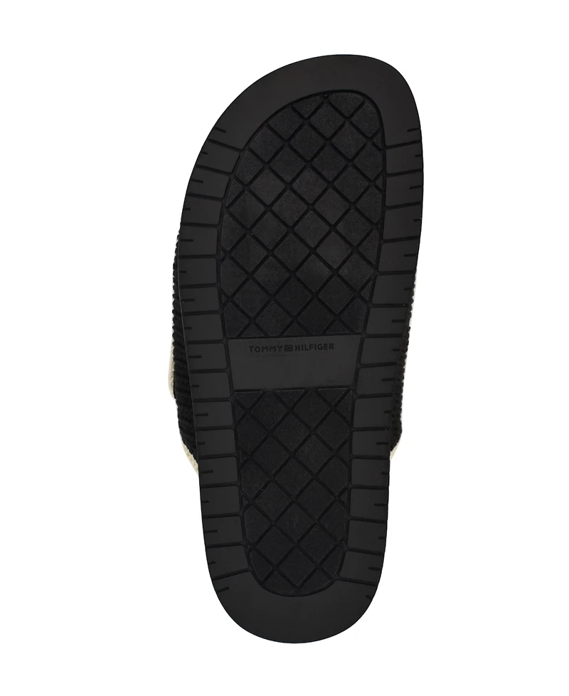 Tommy Hilfiger Women's Landyn Crochet Double Band Flat Sandals