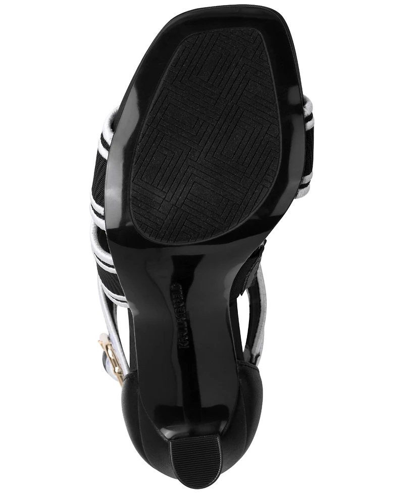Karl Lagerfeld Paris Women's Careliz Strappy Sandals