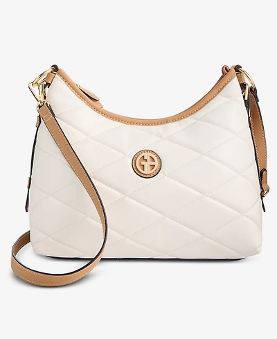 Giani Bernini Small Quilted Soft Shoulder Crossbody, Exclusively at Macy's