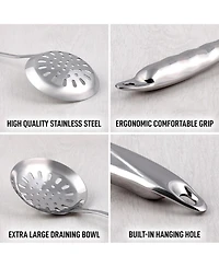 Stainless Steel Skimmer Spoon