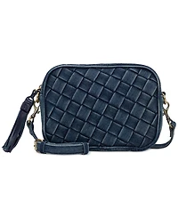 Patricia Nash Josie Woven Denim Small Crossbody