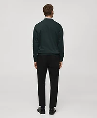 Mango Men's Printed Graphic Sweatshirt