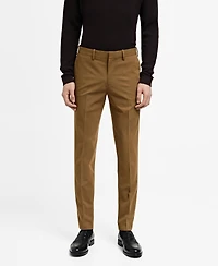 Mango Men's Super Slim-Fit Stretch Suit Pants