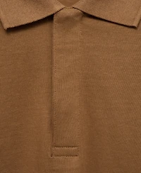 Mango Men's Slim-Fit Cotton Polo Shirt