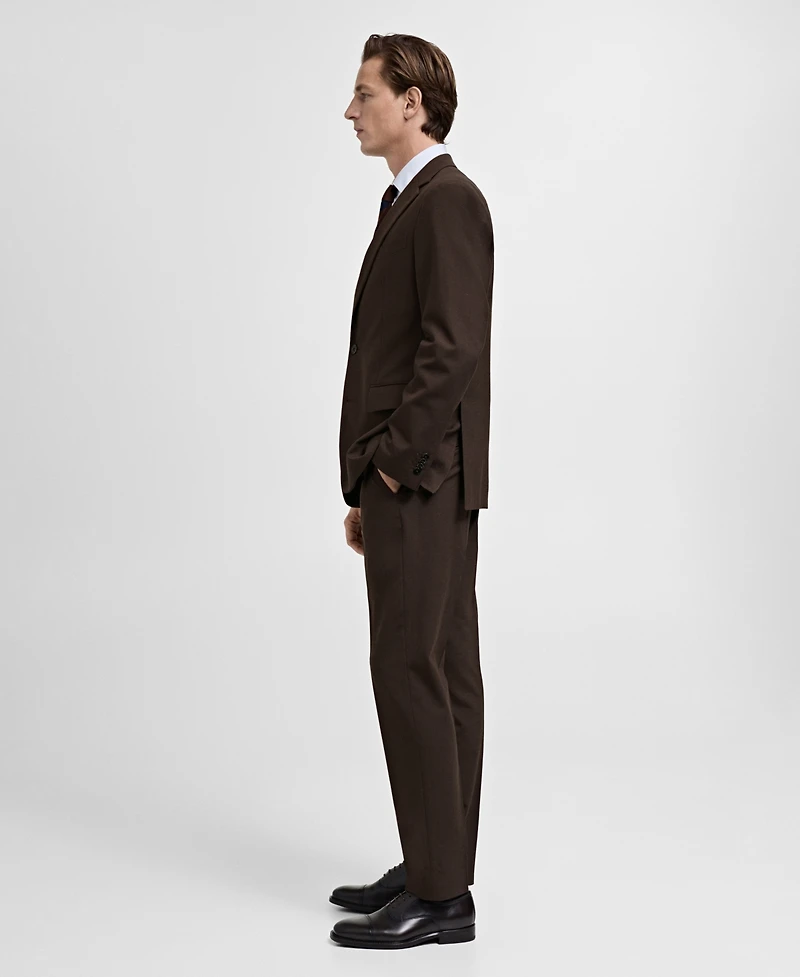Mango Men's Slim-Fit Wool Suit Pants