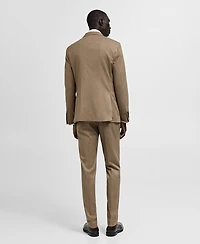 Mango Men's Prince Of Wales Slim-Fit Suit Blazer