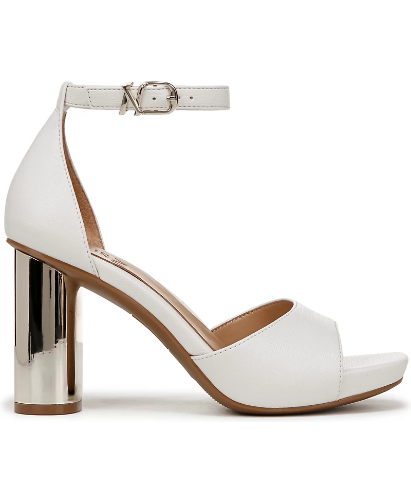 Naturalizer Women's Malia Block Heel Open Square Toe Platform Sandals