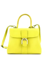 Pre-Owned Delvaux Mm Brillant Top Handle Bag Leather